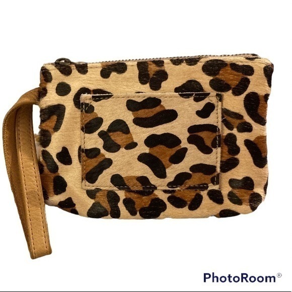 J. Crew Handbags - Crewcuts By J. Crew Leather Cheetah print Wristlet
